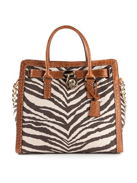 michael kors zebra print bag|michael kors zebra print purse.